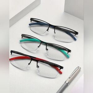 Stylish Black Frame Reading Glasses,strength 1.25,unisex